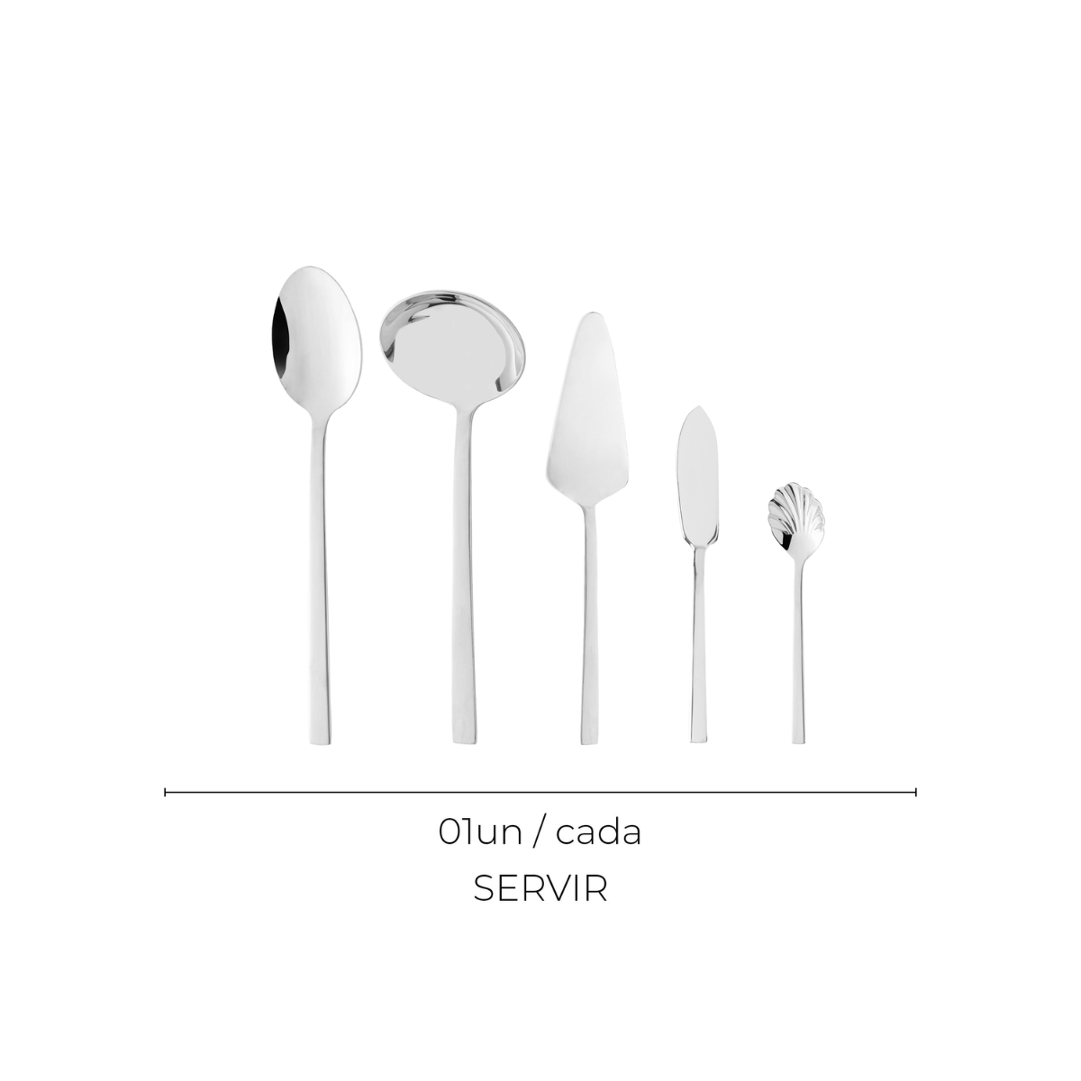 FAQUEIRO 25 PECAS FIRENZE ACO INOX