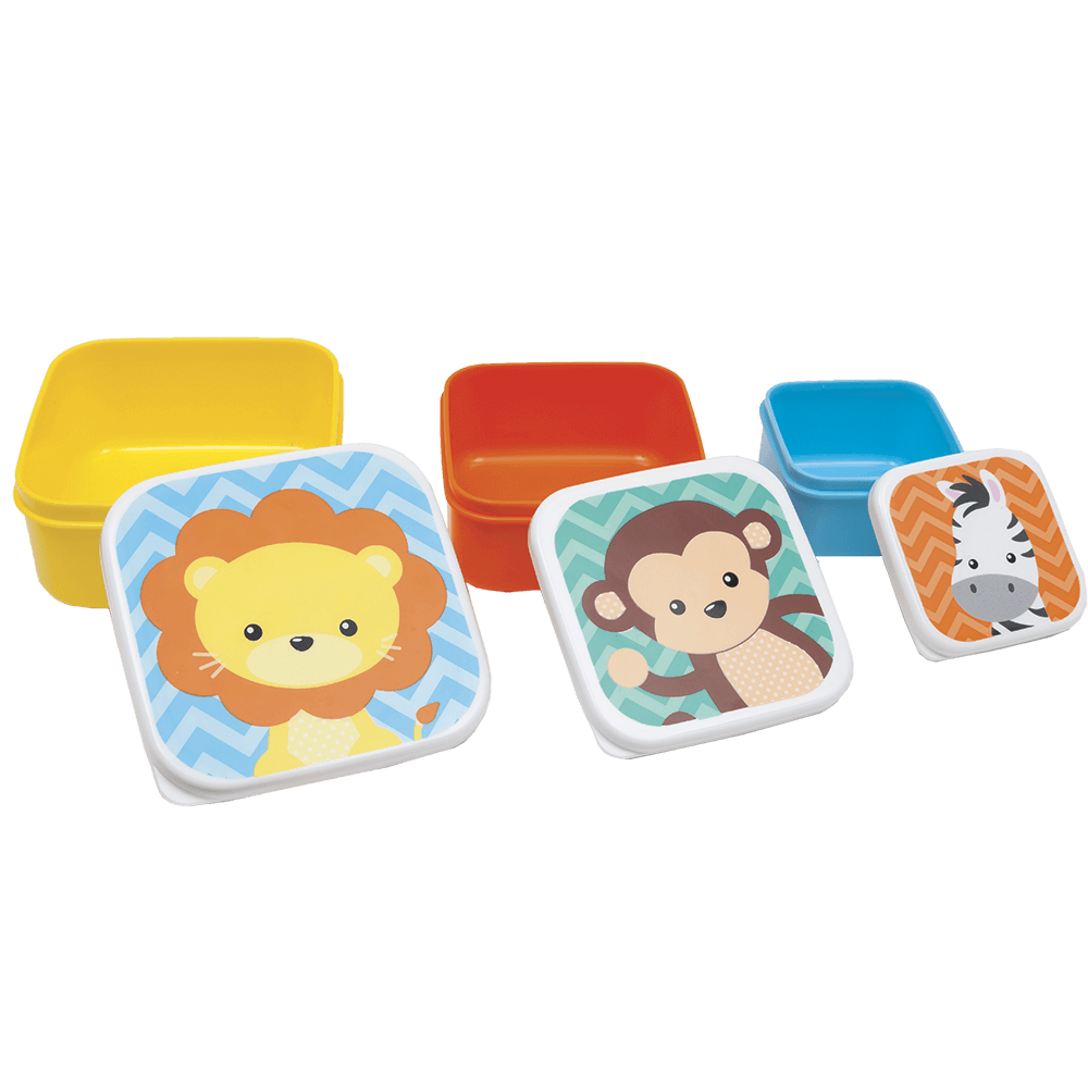KIT 3 POTINHOS ANIMAIS