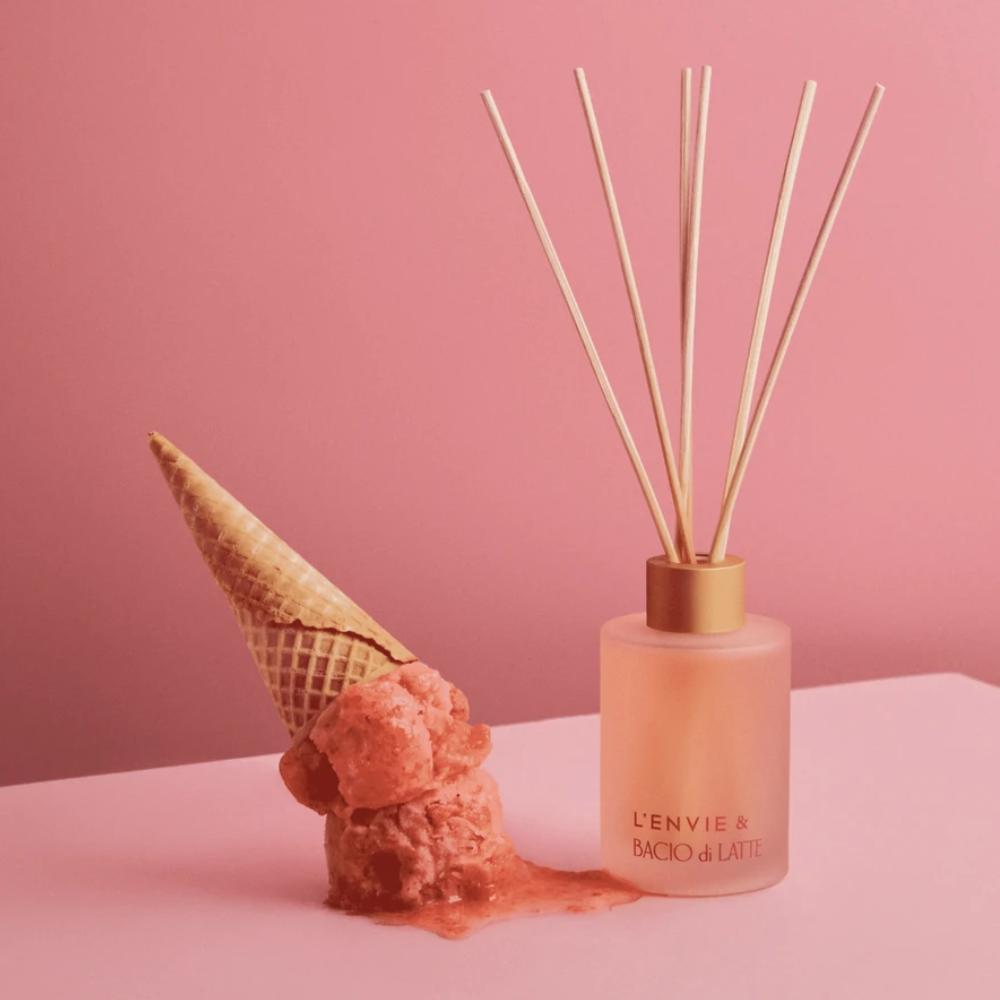 DIFUSOR DE PERFUME FRAGOLA LENVIE BACIO DI LATTE - 130ML