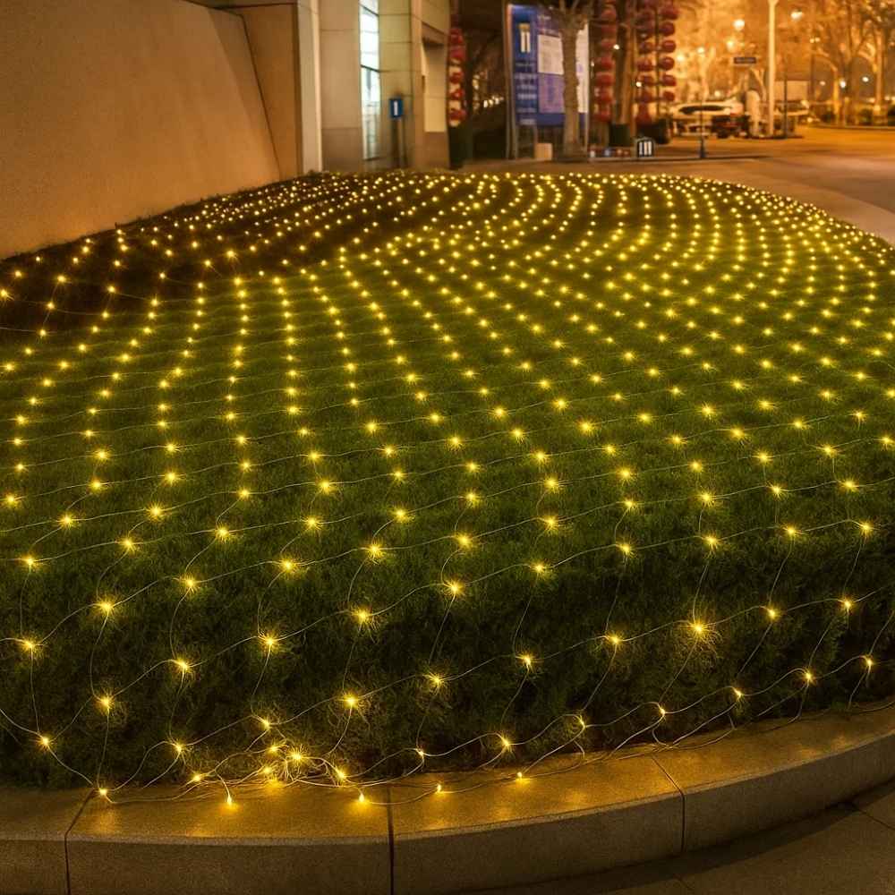 Pisca Pisca Rede de Leds Natalinos - Ilumine Exteriores
