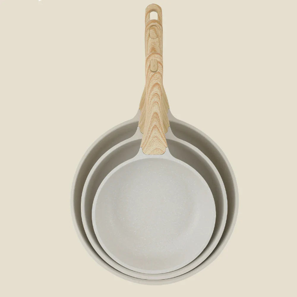 Frigideira Gourmet Antiaderente em Cerâmica e Madeira - Swankitchen