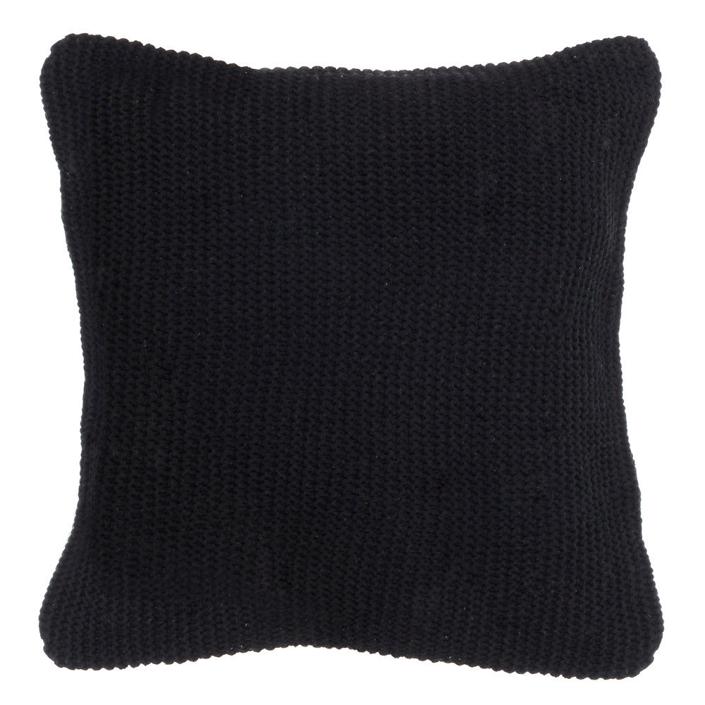 ALMOFADA CROCHE NATURALIZA (PRETO) 45X45CM