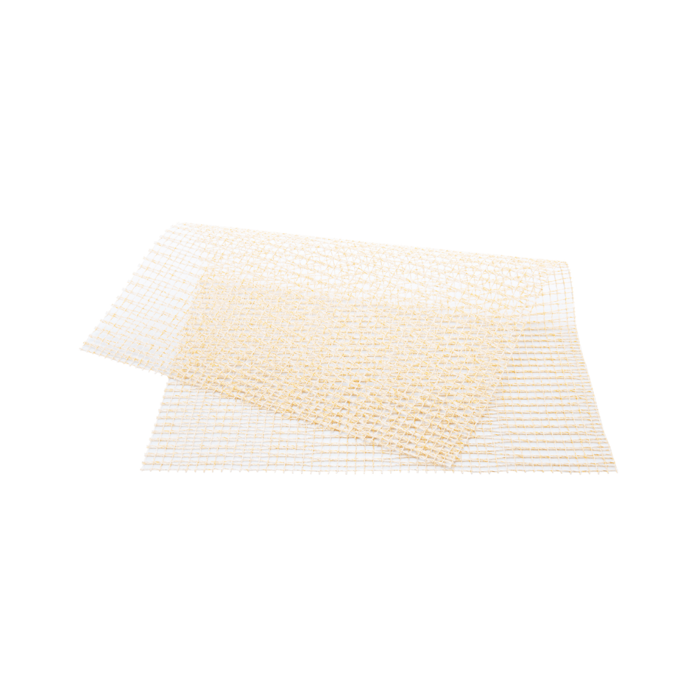 LUGAR AMERICANO DE PVC TELA DOURADO – 45CM X 30CM