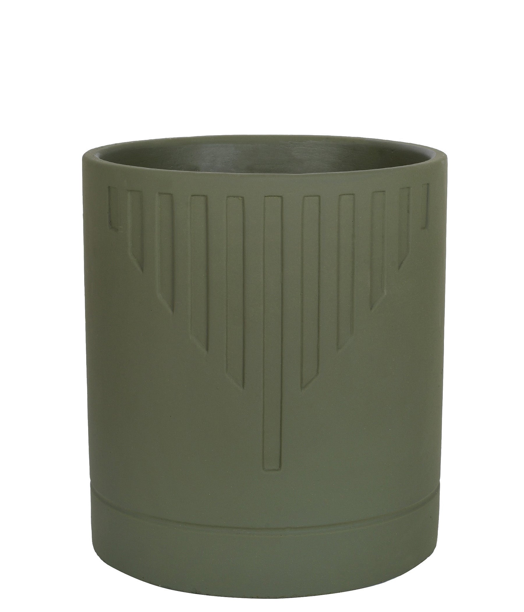 CACHEPOT EM CIMENTO MUSGO