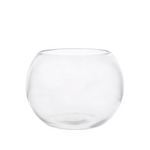 VASO DE VIDRO AQUÁRIO TRANSPARENTE