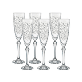 JOGO DE 6 TACAS PARA CHAMPANHE ELIZABETHCRISTAL ECOLOGICO – 200ML