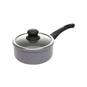 JOGO DE PANELAS DE INDUCAO 5 PECAS ALUMINIO GRANILITE CINZA COM REVESTIMENTO CERAMICO