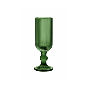 CJ 2 TACAS CHAMPAGNE VIDRO BLISS VERDE ESCURO 160ML