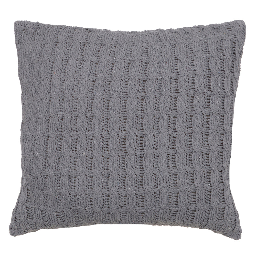 ALMOFADA CROCHE NATURALIZA (CINZA CONCRETO) 45X45CM