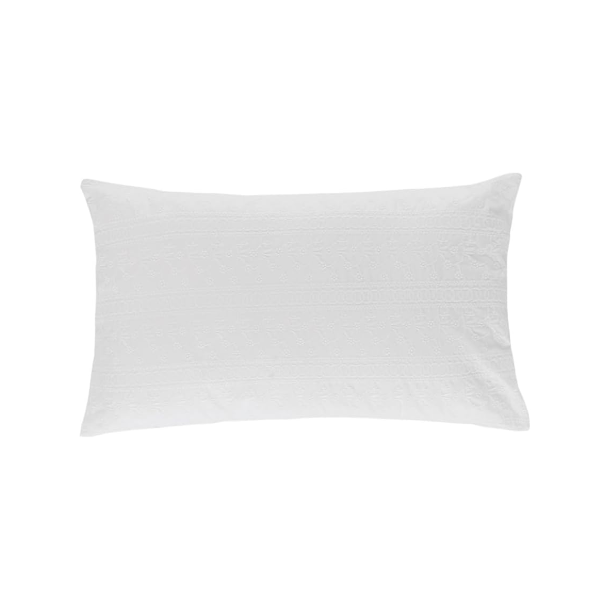 CAPA ALMOFADA BORDADOS EM CETIM 300F SOUL ART - 30CM X 50CM