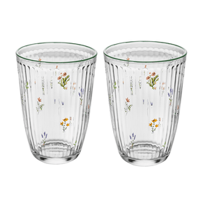 CONJUNTO 2 COPOS ALTOS FLORENCE VIDRO - 370ML