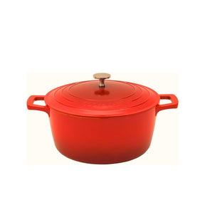CAÇAROLA COM INDUÇAO AMALFI ROSSO 4,5L