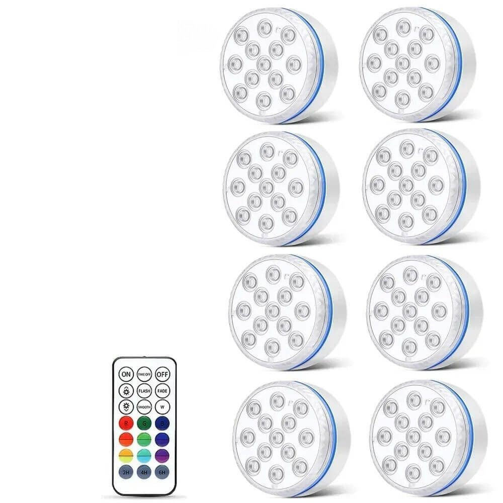 Luminária Led de Piscina RGB com Ventosas - Swanlight