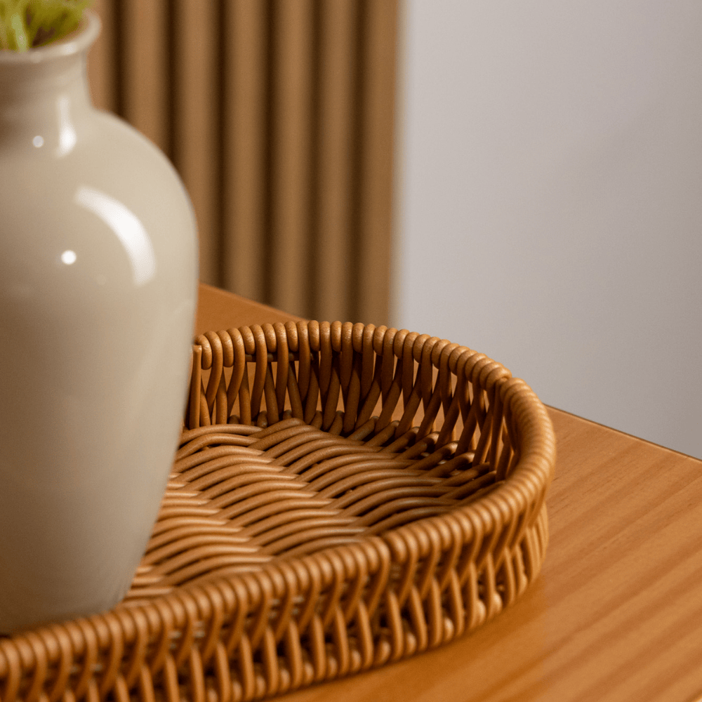 CESTA OVAL EM PLASTICO – 22CM X 11CM