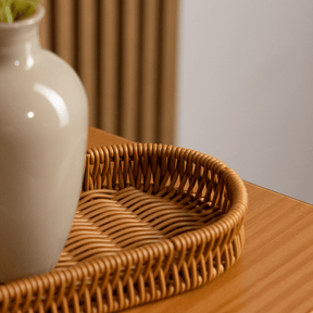 CESTA OVAL EM PLASTICO – 22CM X 11CM