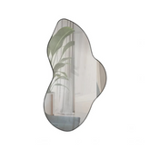 PAINEL DECORATIVO ORGANICO PRETO FOSCO/ESPELHO 90CM