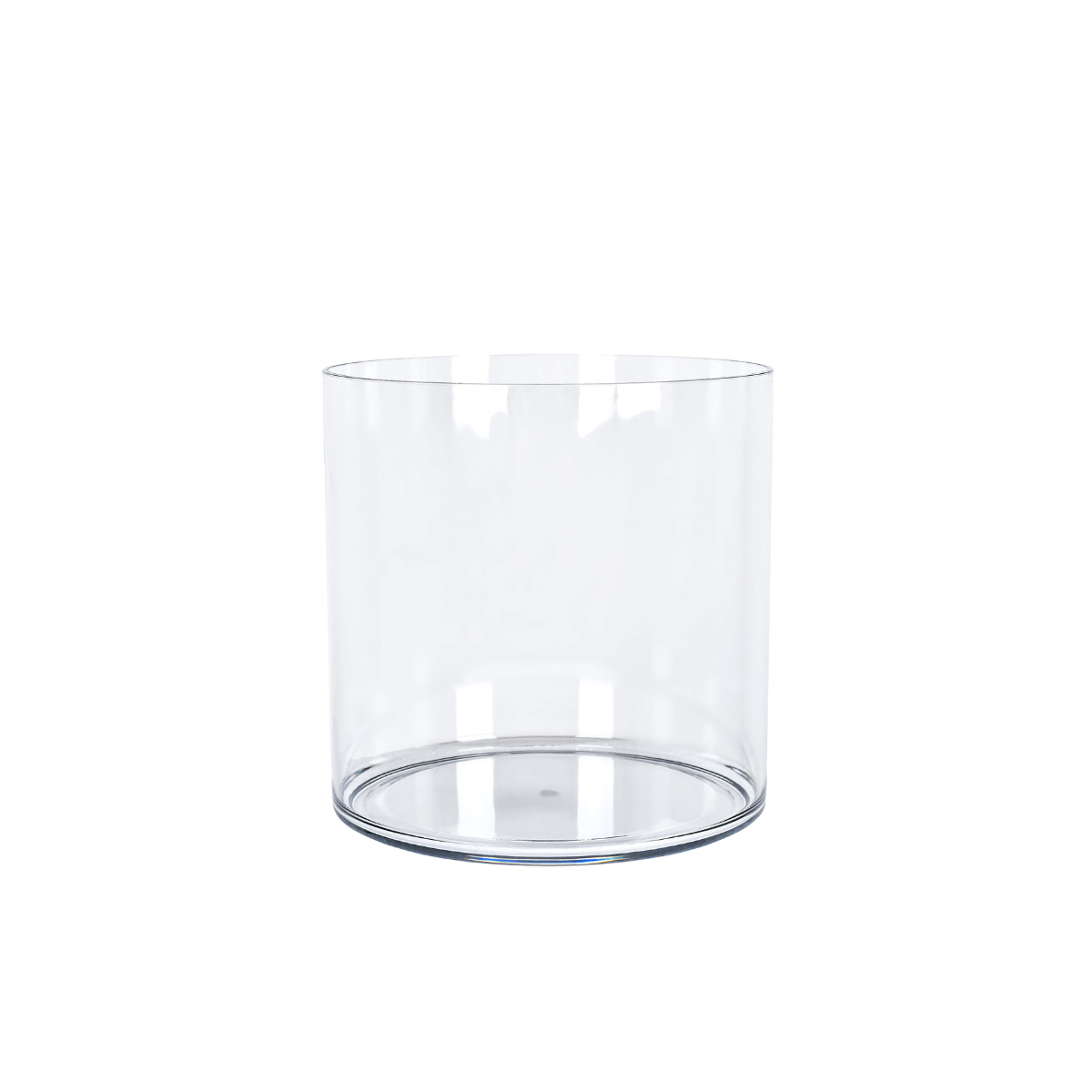 VASO EM ACRILICO 20X20CM TRANSPARENTE