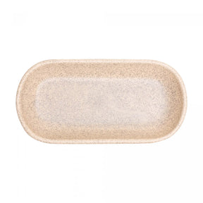 TRAVESSA OVAL DE CERAMICA KOBE CREME 16CM X 8CM X 2,5CM