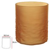 VASO DECOR VIDRO (LARANJA) 30CM 20,5D