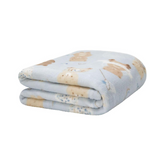 COBERTOR BABY MF CORRIDO EST. PVC NAC 80X110 URSO CONFETI AZUL