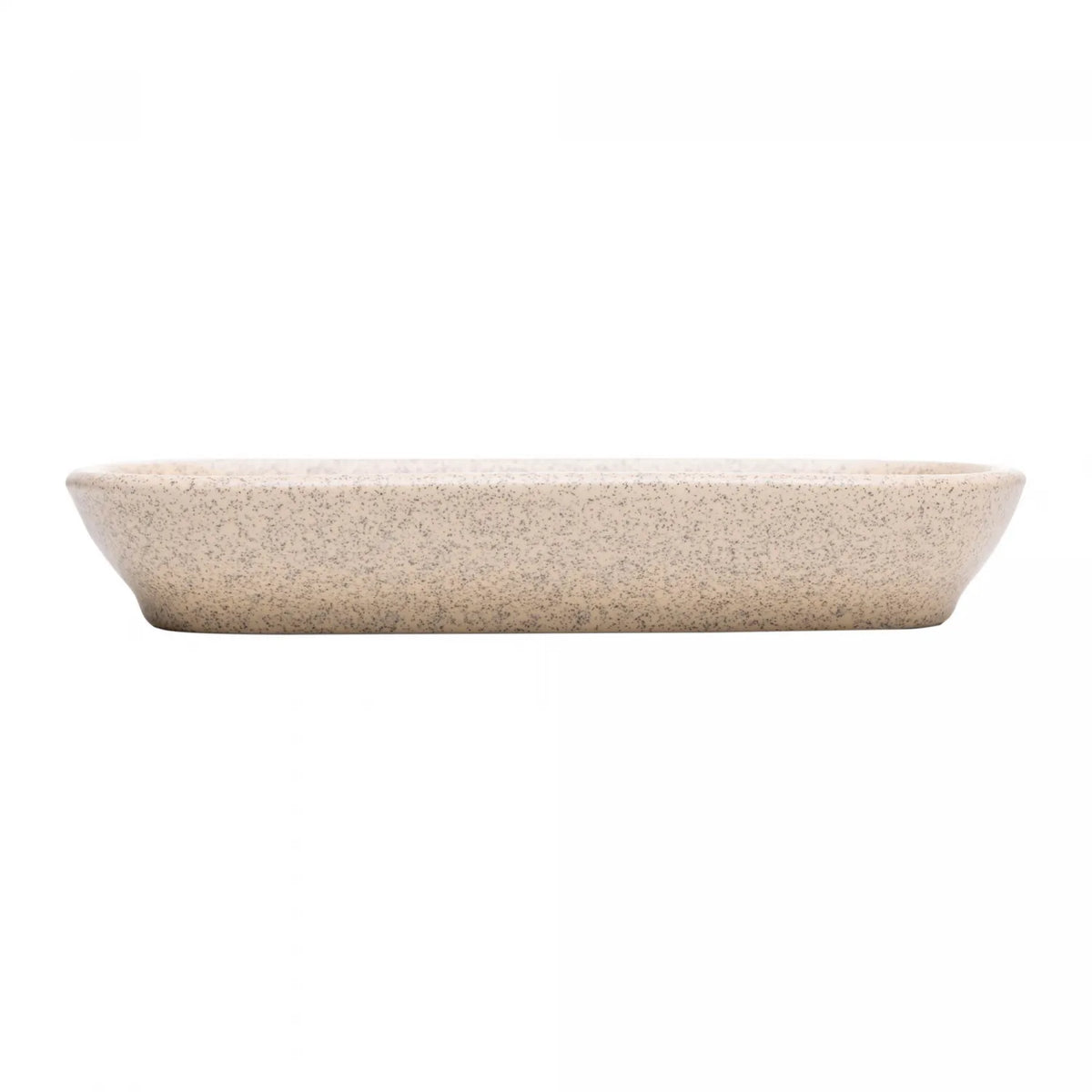 TRAVESSA OVAL DE CERAMICA KOBE CREME 16CM X 8CM X 2,5CM