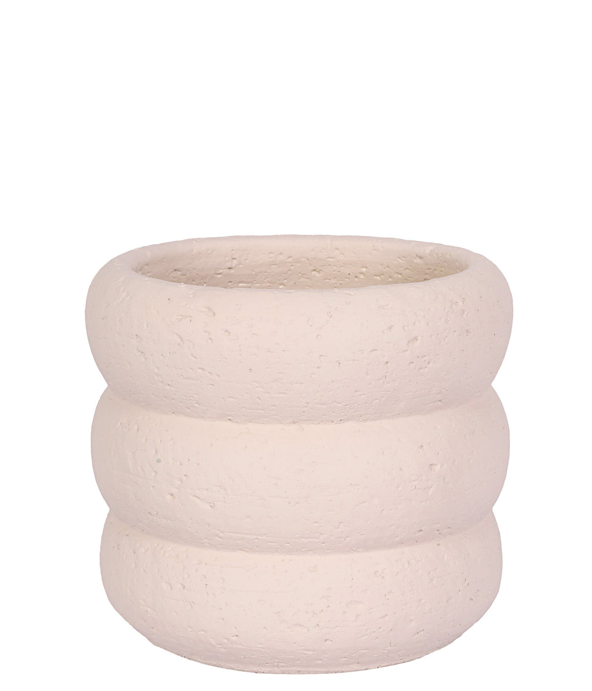 CACHEPOT EM CIMENTO ROSE 13CM