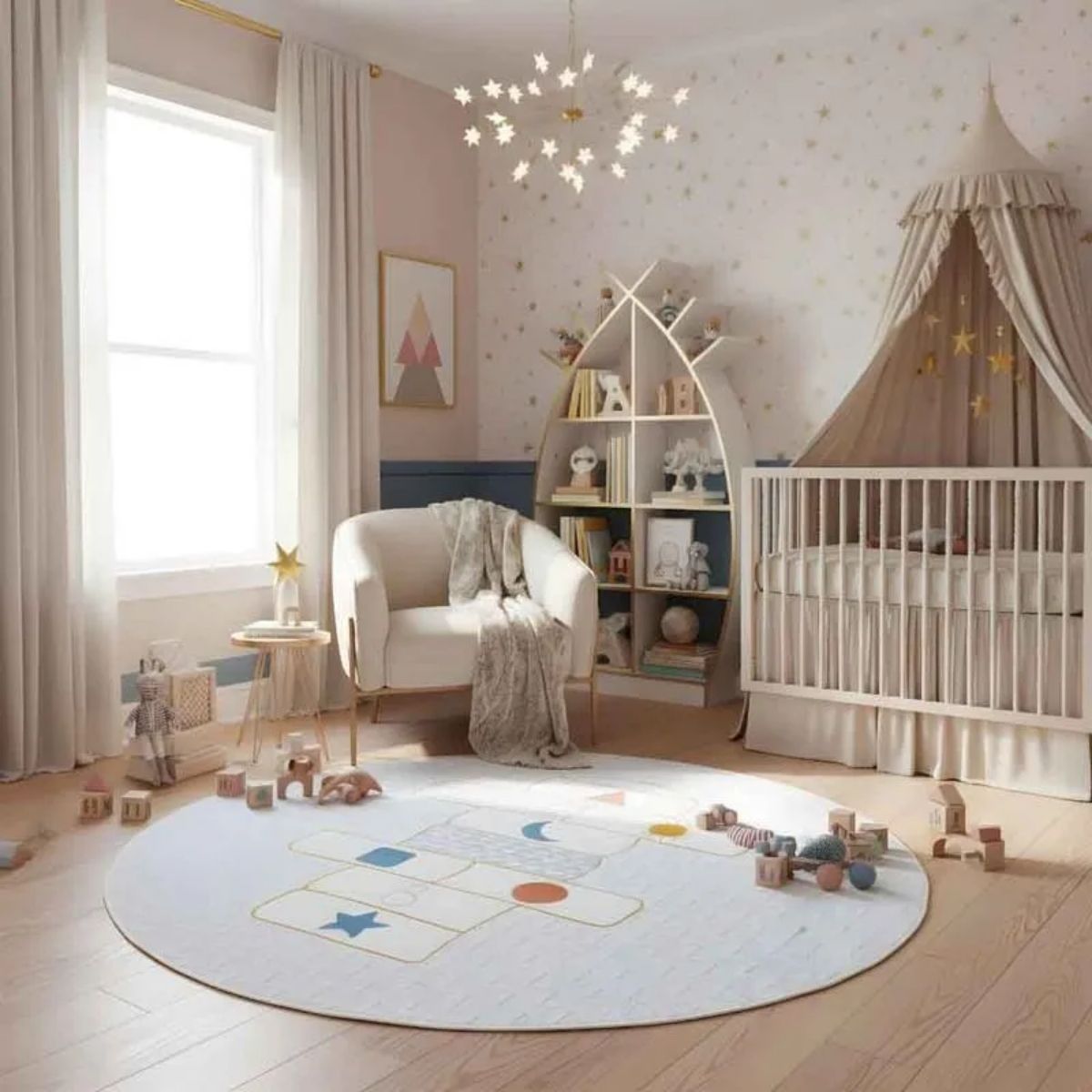 TAPETE MOON 04 REDONDO - 1,50M