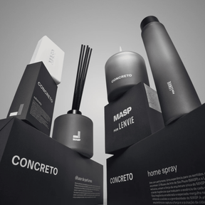 DIFUSOR DE PERFUMES MASP - CONCRETO -  200ML