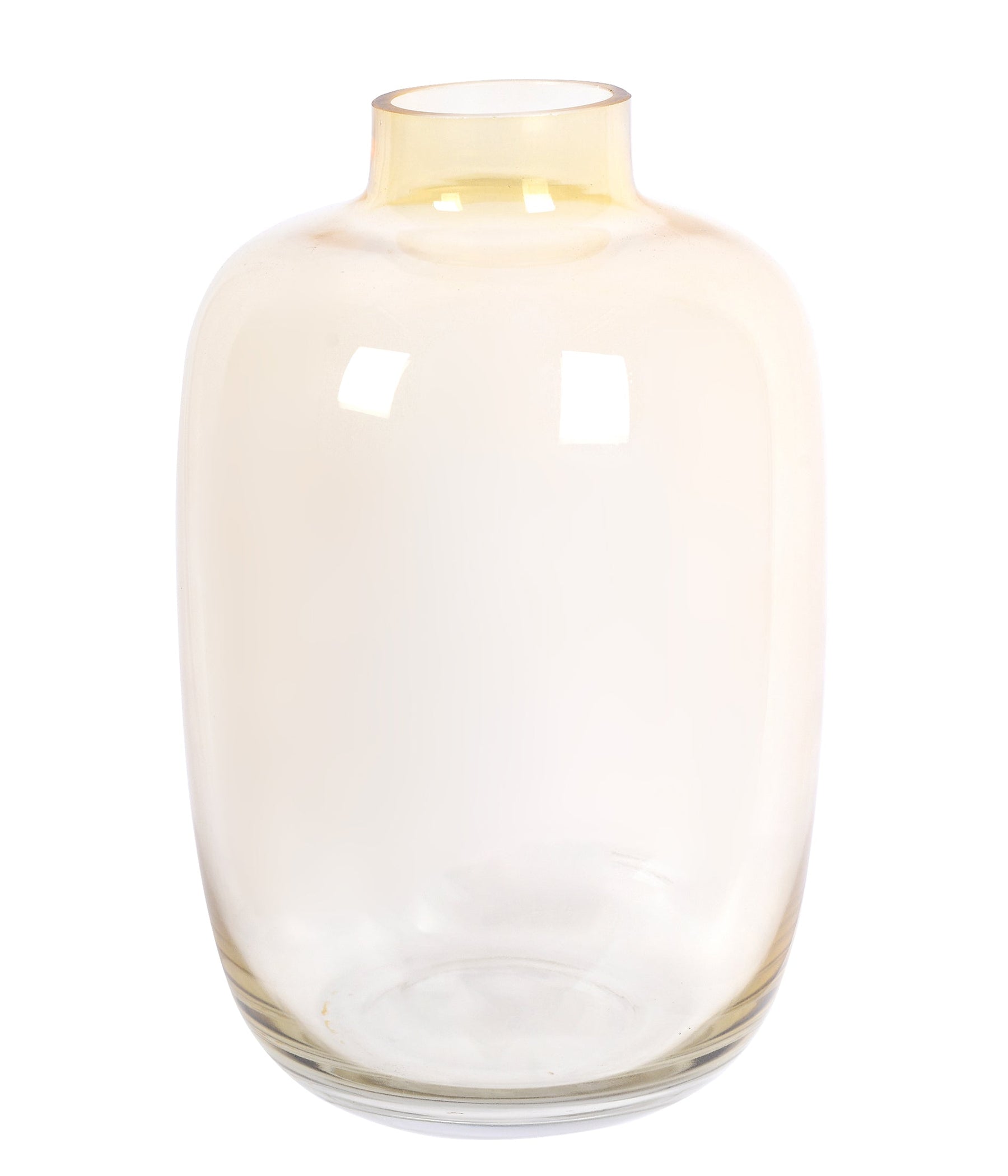 VASO DE VIDRO MANTEIGA