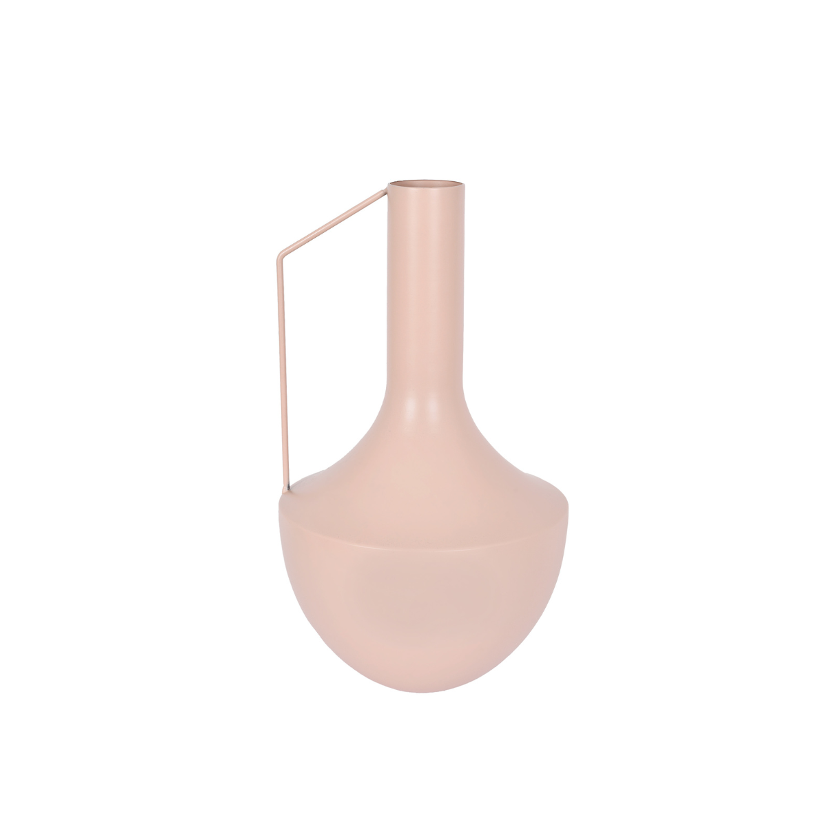 VASO EM FERRO ROSE