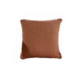 CAPA DE ALMOFADA WAFFLE 45CM X 45CM TERRACOTA