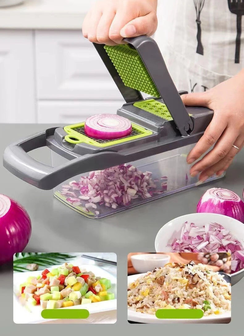 Cortador de Legumes Multifuncional 8 em 1 - Swan Kitchen