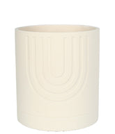 CACHEPOT EM CIMENTO OFF-WHITE
