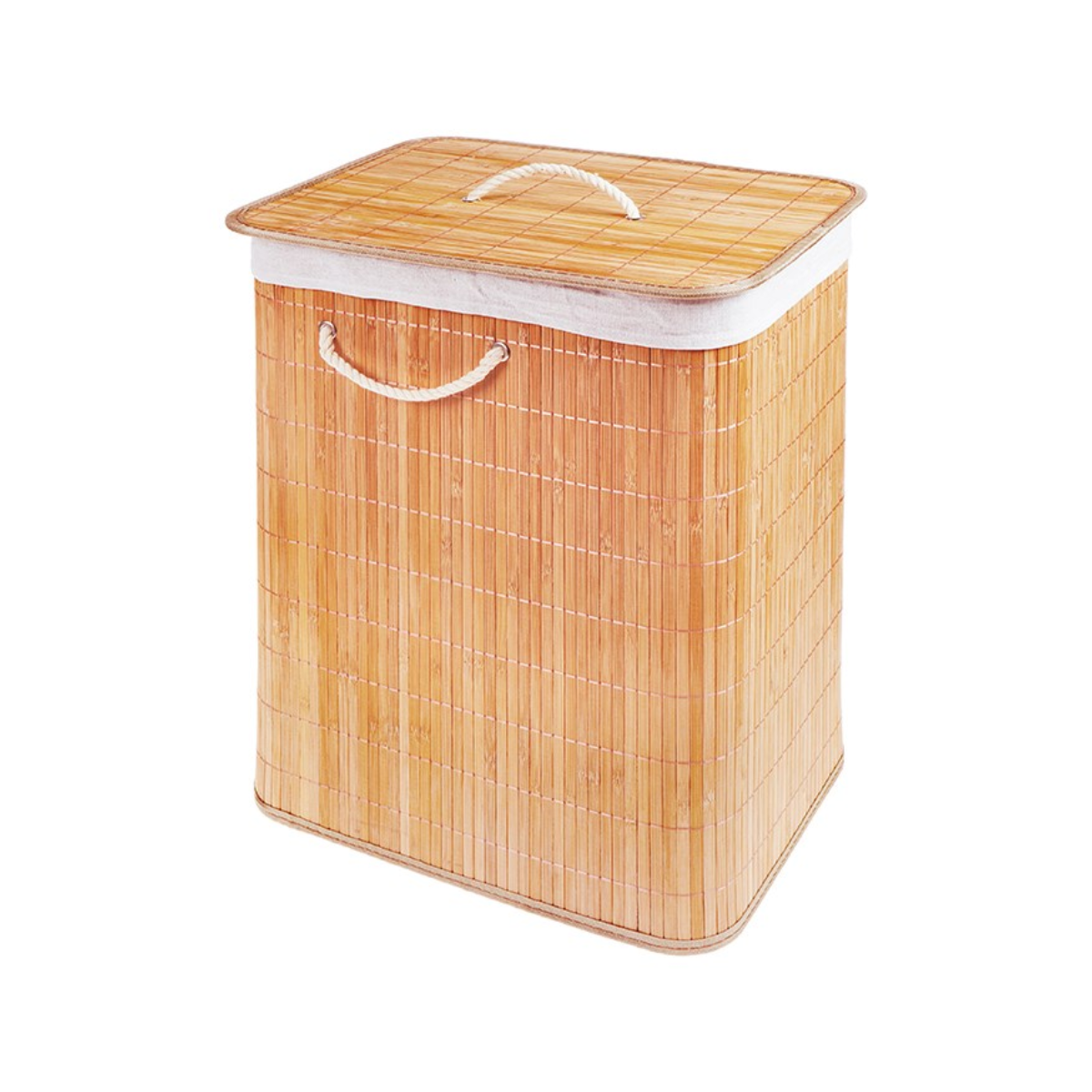 CESTO MULTIUSO RETANGULAR BAMBU 40X50