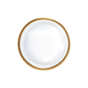 VASO DE VIDRO COM BORDA DOURADA LIZ – 11CM X 27CM