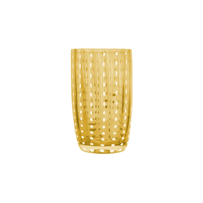 CONJUNTO 2 COPOS ALTOS DE VIDRO ORQUIDEA AMBAR – 500ML