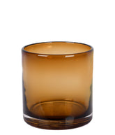 VASO DE VIDRO ÂMBAR