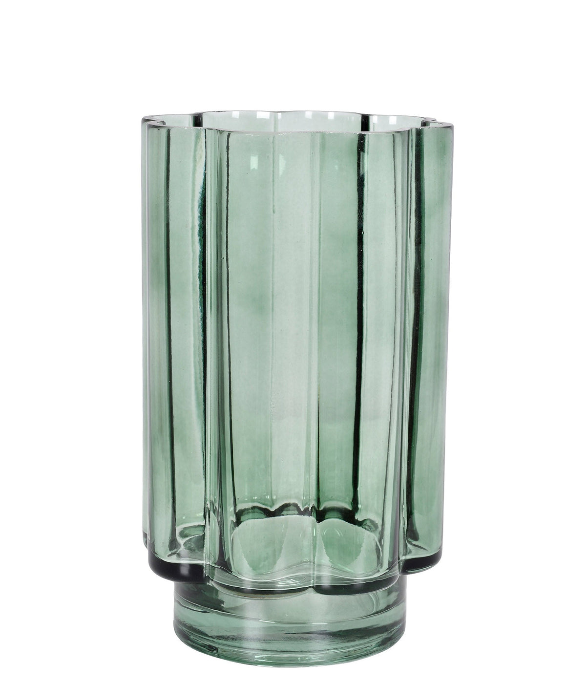 VASO DE VIDRO VERDE