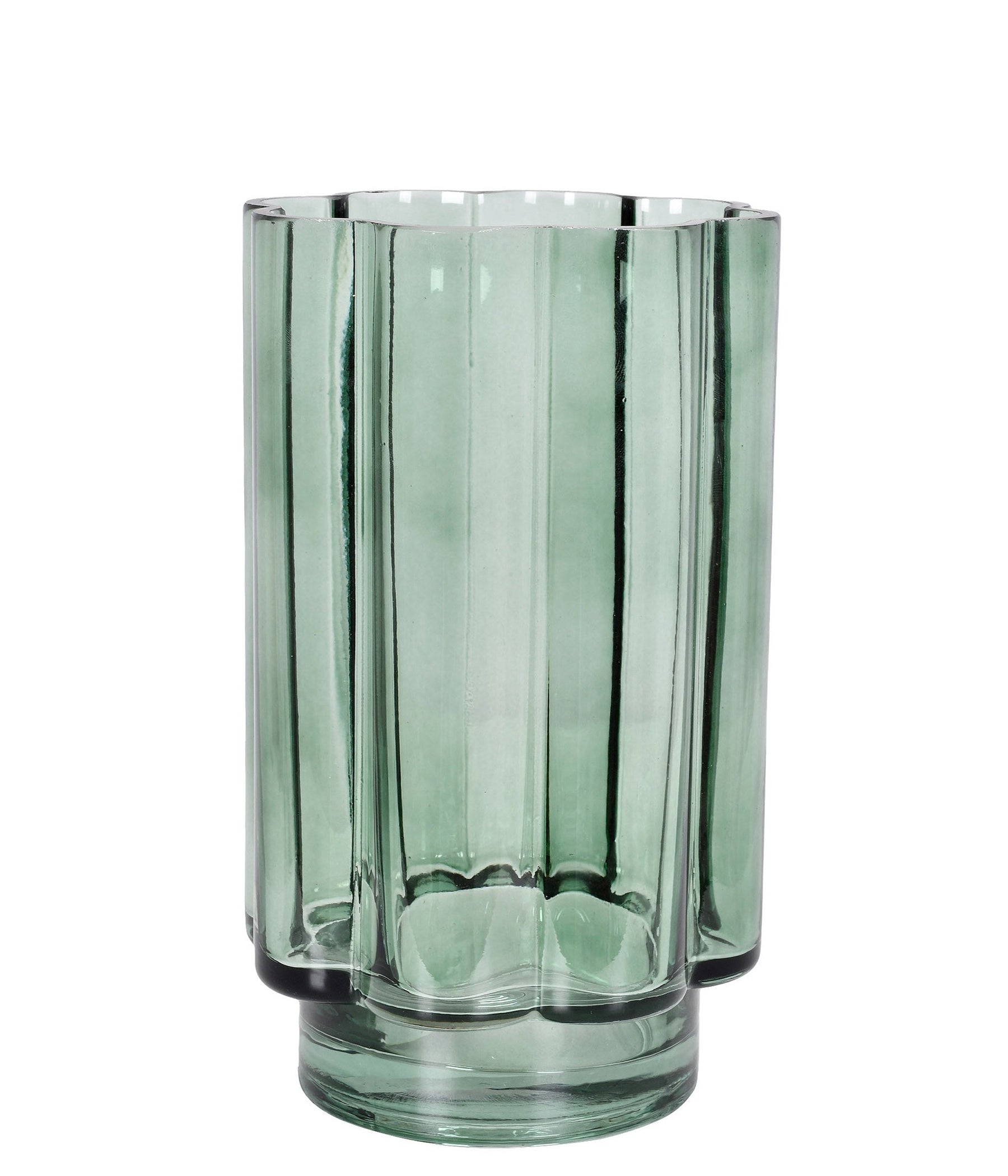 VASO DE VIDRO VERDE