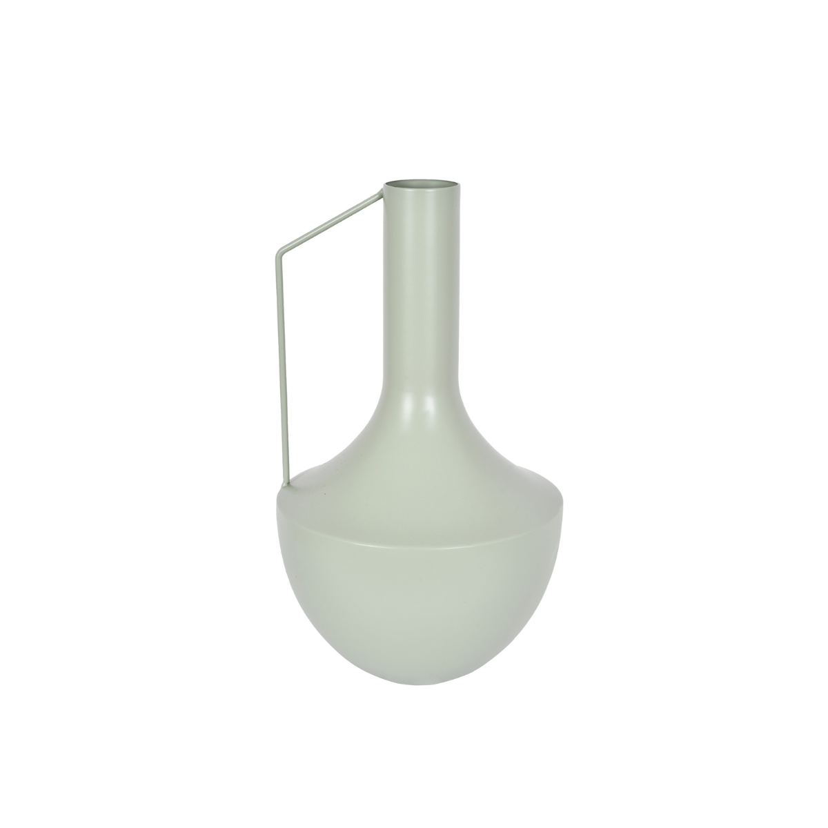 VASO EM FERRO VERDE OLIVA