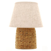 ABAJUR FIBRA NATURAL LINHO (BEGE) 58X43X43cm