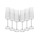 CONJUNTO 6 TACAS DE CHAMPAGNE ALEX OPTIC CRISTAL ECOLÓGICO - 210ML