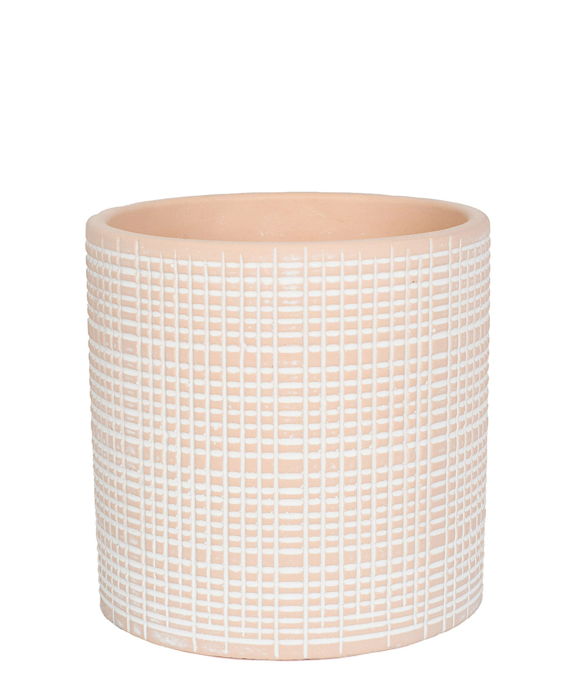 CACHEPOT EM CIMENTO BEGE 16CM