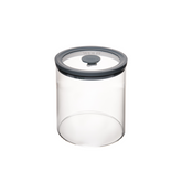 PORTA MANTIMENTOS DE VIDRO BOROSSILICATO COM TAMPA CINZA DONUTS - 500ML