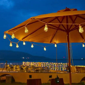 Cordão de Lâmpadas Led Solar Bulbo