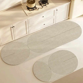 Tapete Absorvente Antiderrapante para Cozinha - Swan Kitchen