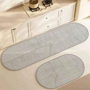 Tapete Absorvente Antiderrapante para Cozinha - Swan Kitchen