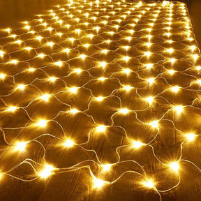 Pisca Pisca Rede de Leds Natalinos - Ilumine Exteriores