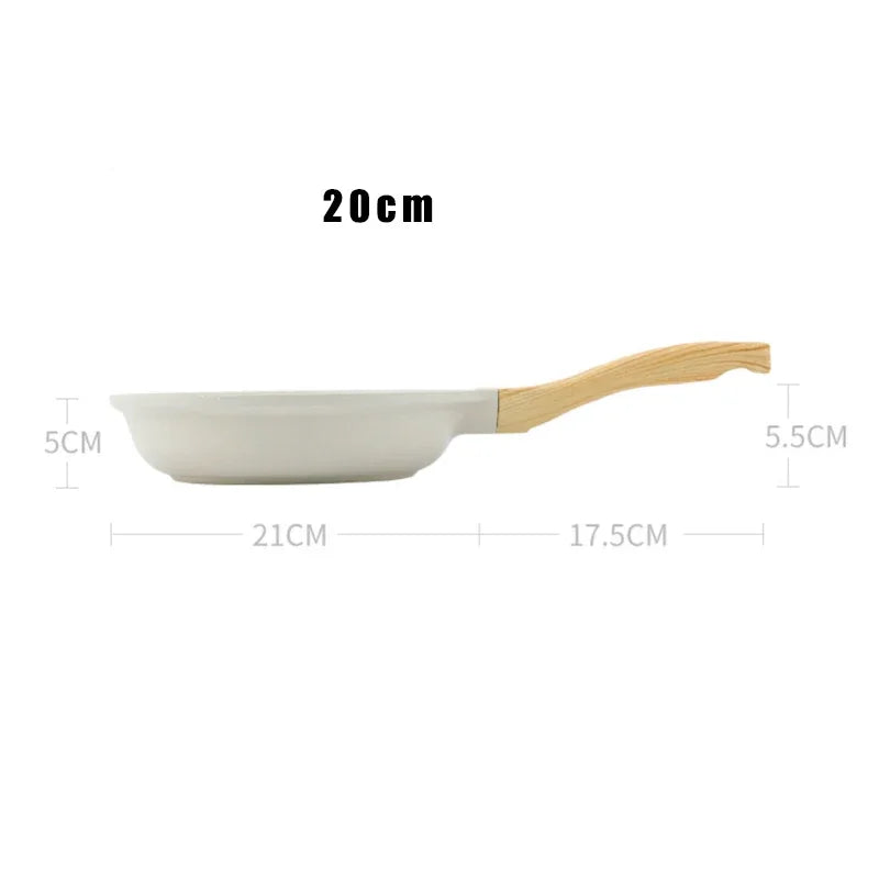Frigideira Gourmet Antiaderente em Cerâmica e Madeira - Swankitchen
