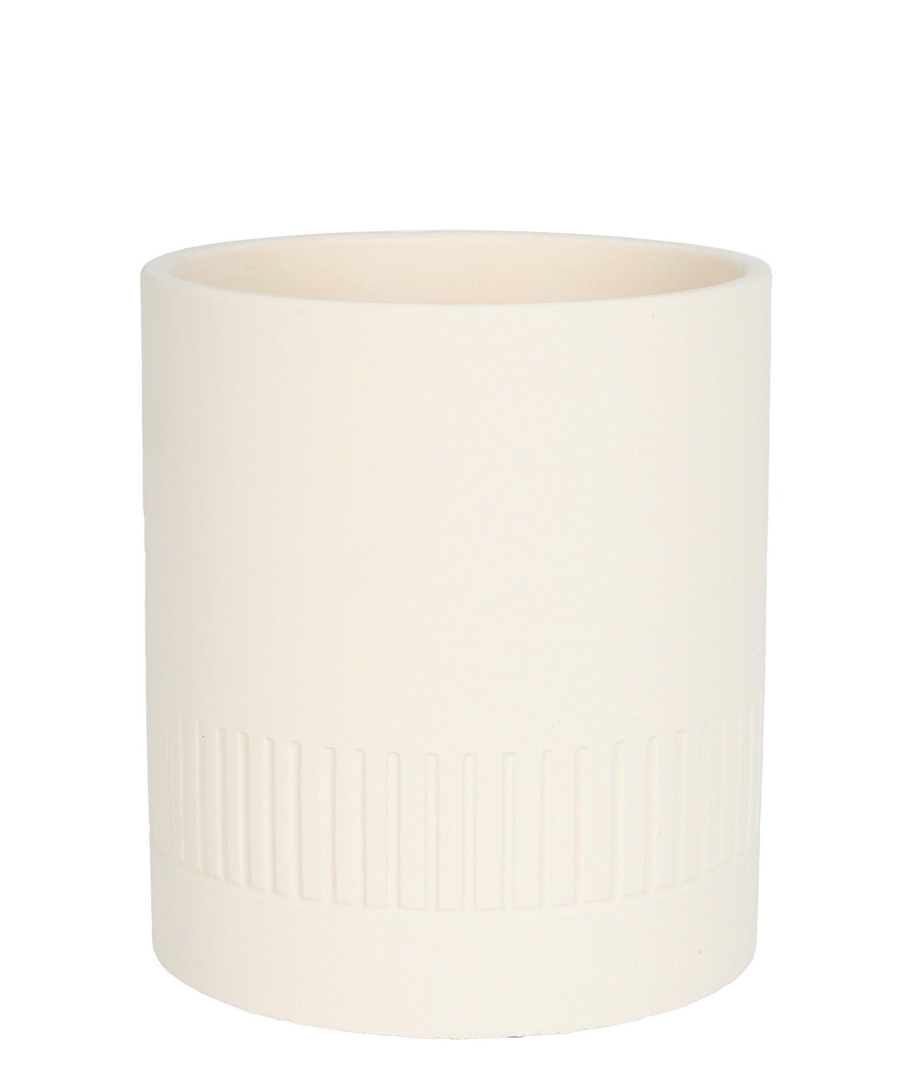 CACHEPOT EM CIMENTO OFF WHITE